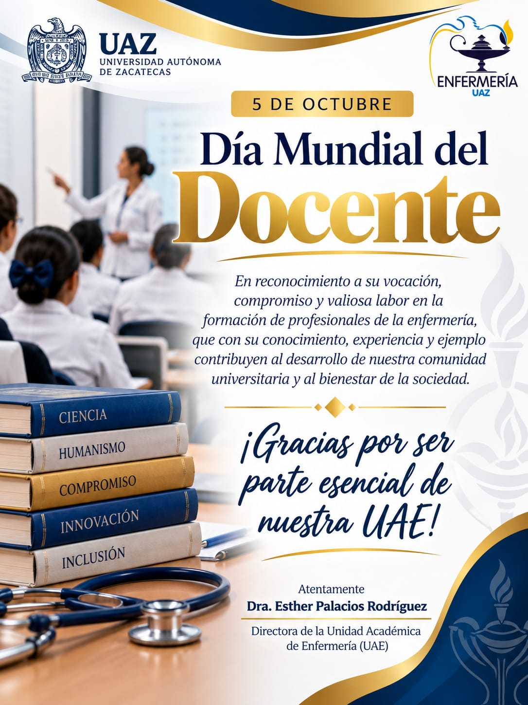 Felicidades a todos los docentes de nuestra Unidad Académica